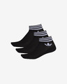 adidas Originals Trefoil Ankle 3-pack Čarape